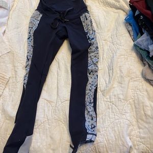 Navy Blue Lululemon Leggings Size 4